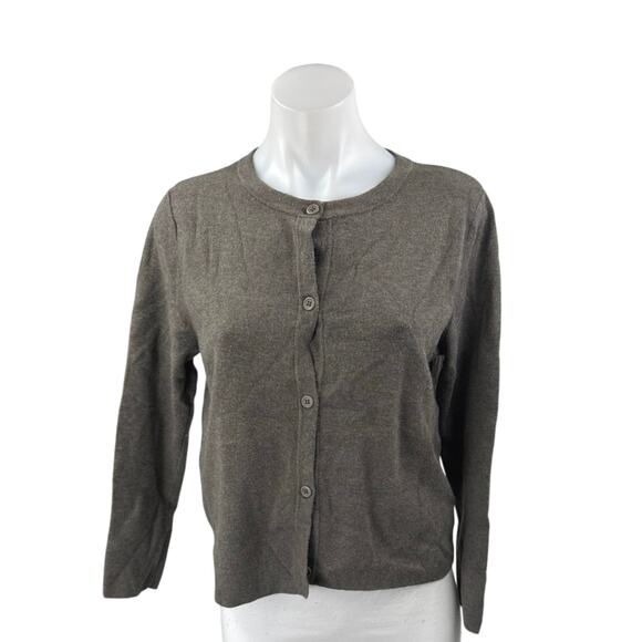 Zara Sweaters - Zara Women's Gray Long Sleeve Knit Button Down Cardigan Sweater Top Size M